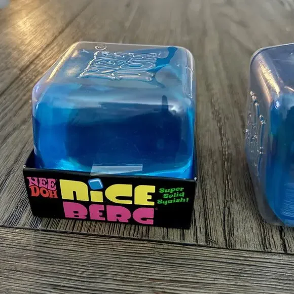 Schylling NeeDoh Nice Berg Satisfying Square Shaped Sensory Fidget Toy New 2026 - Picture 4 of 9
